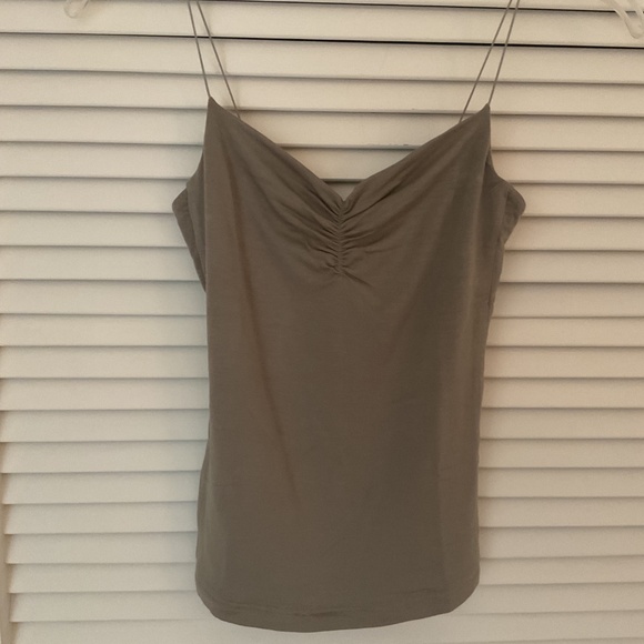 Joah Brown Cinched Cami Tan Small NWT - Picture 2 of 3
